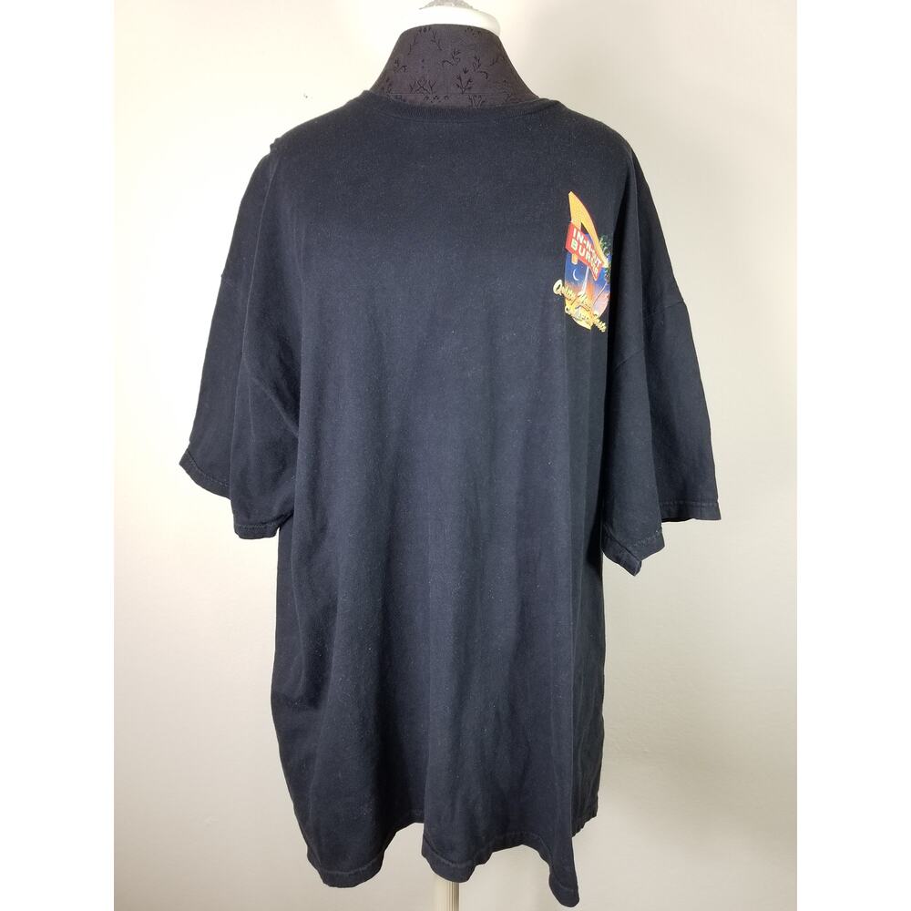 In N Out Burger Men's Fashion T-Shirt Short Sleeves Color Black Size XXL Vintage